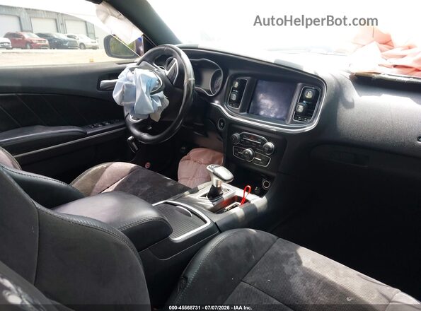 2C3CDXGJ1JH173097 2018 DODGE CHARGER Blue Front interior view