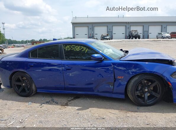 2C3CDXGJ1JH173097 2018 DODGE CHARGER Blue Rear interior view