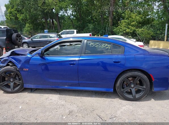 2C3CDXGJ1JH173097 2018 DODGE CHARGER Blue 360 interior view