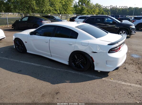 2C3CDXGJ1KH553185 2019 DODGE CHARGER White Հետևի ձախ