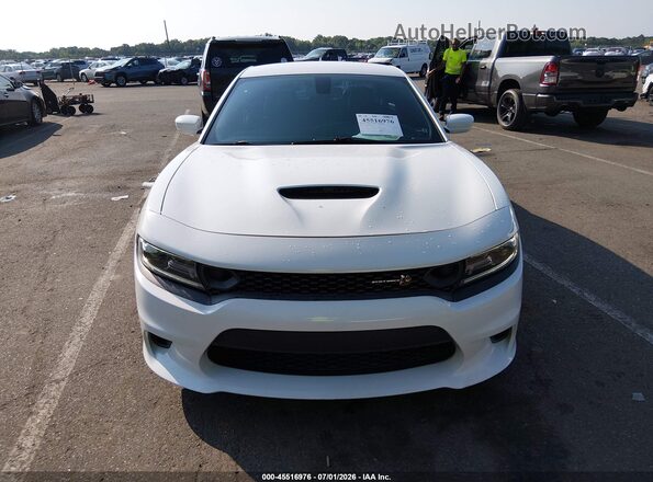 2C3CDXGJ1KH553185 2019 DODGE CHARGER White Սարքավորումների վահանակի տեսք