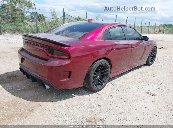 2C3CDXGJ1KH647082 2019 DODGE CHARGER Maroon Задня права чверть