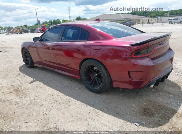 2C3CDXGJ1KH647082 2019 DODGE CHARGER Maroon Задня ліва чверть