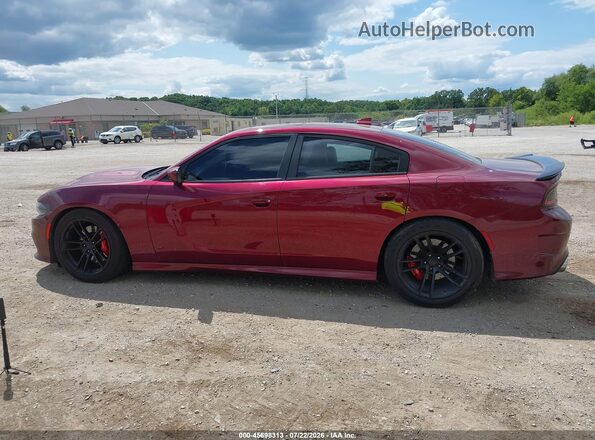 2C3CDXGJ1KH647082 2019 DODGE CHARGER Maroon Вид задньої частини салону