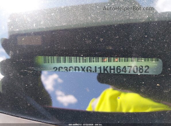 2C3CDXGJ1KH647082 2019 DODGE CHARGER Maroon Вид підкапотного простору