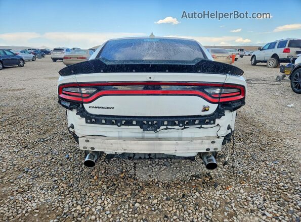 2C3CDXGJ1LH153418 2020 DODGE CHARGER White Հետևի տեսք