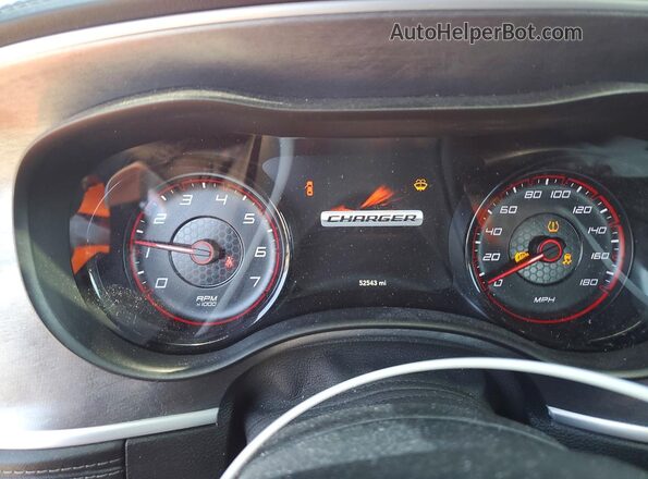 2C3CDXGJ1LH228084 2020 DODGE CHARGER Orange Vista del cuadro de instrumentos
