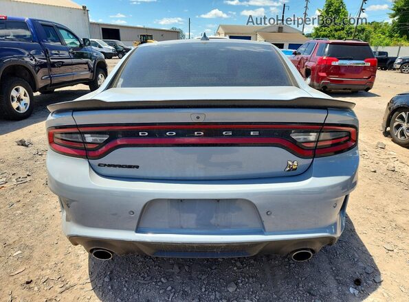 2C3CDXGJ1MH663530 2021 DODGE CHARGER Gray Вид ззаду