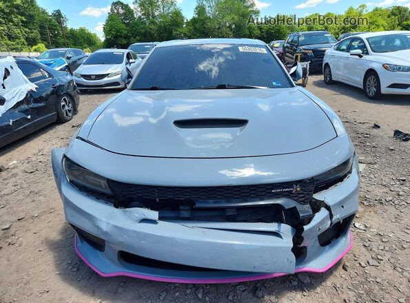 2C3CDXGJ1MH663530 2021 DODGE CHARGER Gray Вид спереду