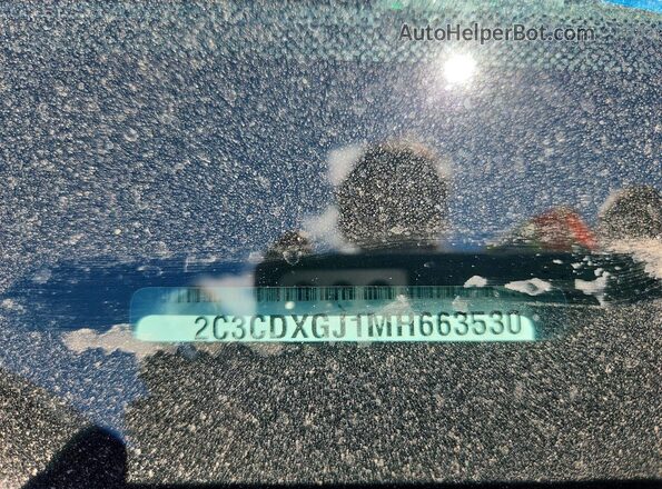 2C3CDXGJ1MH663530 2021 DODGE CHARGER Gray Вид підкапотного простору