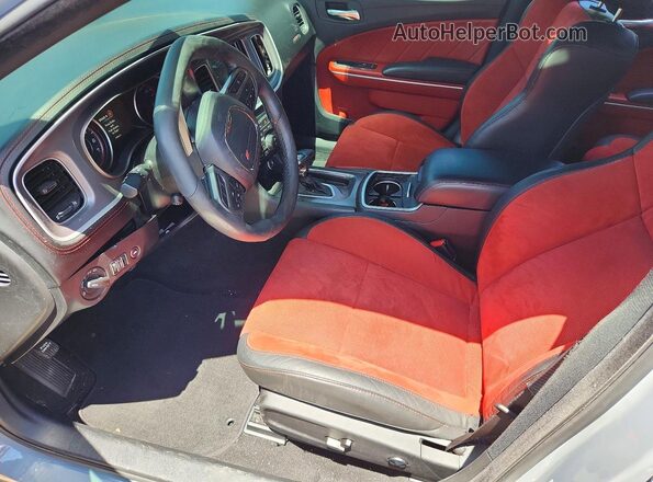 2C3CDXGJ1MH663530 2021 DODGE CHARGER Gray Вид салону спереду