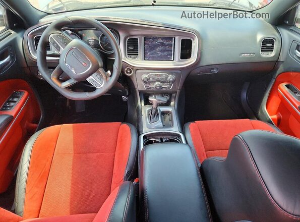 2C3CDXGJ1MH663530 2021 DODGE CHARGER Gray Вид панелі приладів