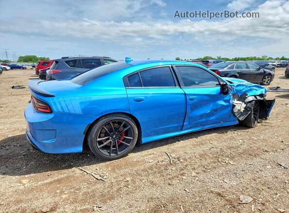 2C3CDXGJ1PH594519 2023 DODGE CHARGER Blue Задня права чверть