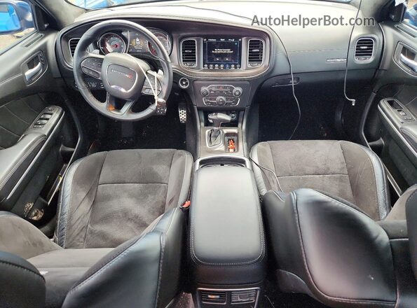 2C3CDXGJ1PH594519 2023 DODGE CHARGER Blue Вид панелі приладів