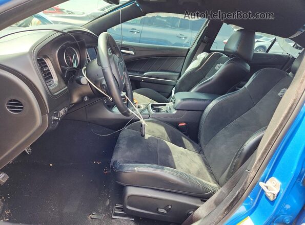 2C3CDXGJ1PH594519 2023 DODGE CHARGER Blue Вид салону спереду