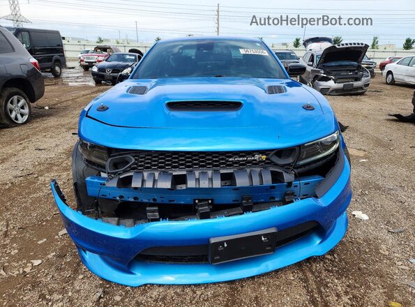 2C3CDXGJ1PH594519 2023 DODGE CHARGER Blue Вид спереду