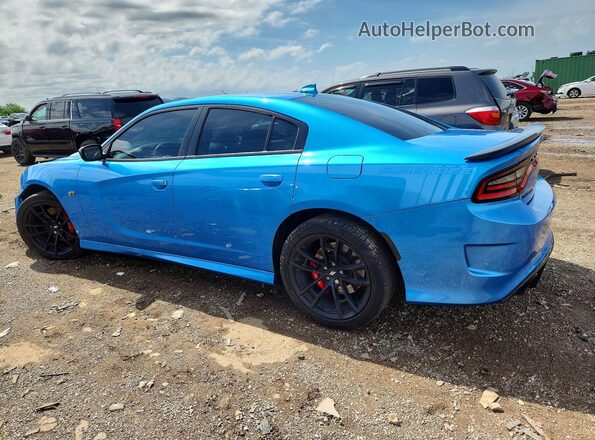 2C3CDXGJ1PH594519 2023 DODGE CHARGER Blue Задня ліва чверть
