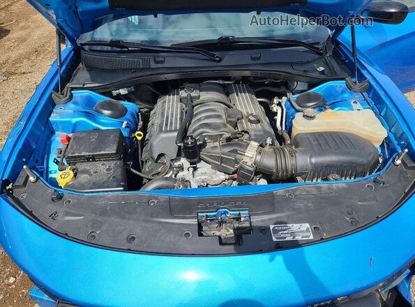 2C3CDXGJ1PH594519 2023 DODGE CHARGER Blue Вид задньої частини салону