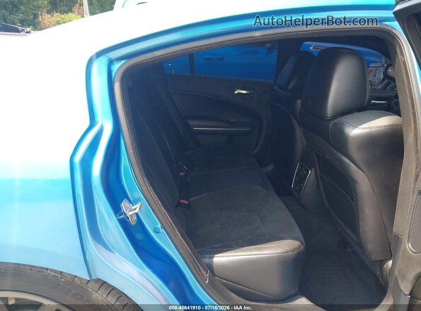 2C3CDXGJ2GH163946 2016 DODGE CHARGER Blue VIN კოდის სტიკერის ხედი