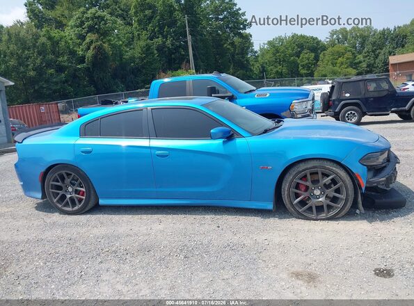 2C3CDXGJ2GH163946 2016 DODGE CHARGER Blue სალონის 360-გრადუსიანი ხედი