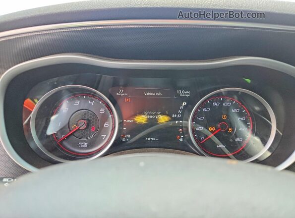 2C3CDXGJ2GH322027 2016 DODGE CHARGER Two Tone Vista del cuadro de instrumentos
