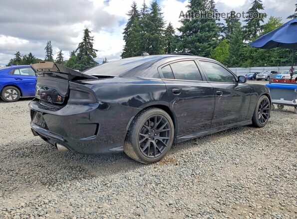 2C3CDXGJ2JH210769 2018 DODGE CHARGER Black Tył prawy