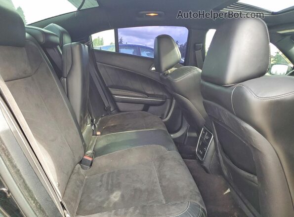 2C3CDXGJ2JH210769 2018 DODGE CHARGER Black Widok tylnych siedzeń