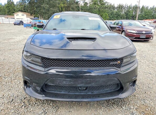 2C3CDXGJ2JH210769 2018 DODGE CHARGER Black Widok z przodu