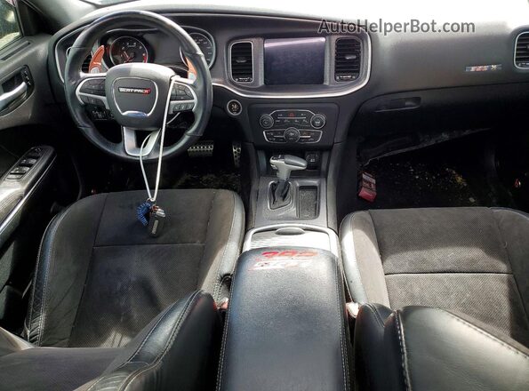 2C3CDXGJ2JH210769 2018 DODGE CHARGER Black Widok deski rozdzielczej