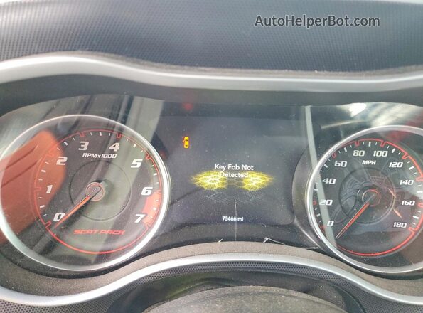 2C3CDXGJ2JH210769 2018 DODGE CHARGER Black Widok zestawu wskaźników