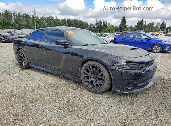 2C3CDXGJ2JH210769 2018 DODGE CHARGER Black Przód prawy