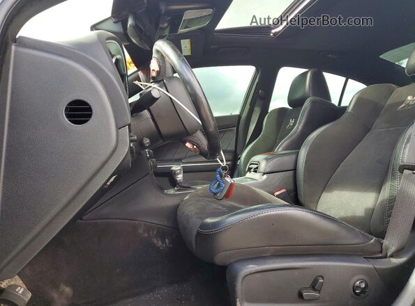 2C3CDXGJ2JH210769 2018 DODGE CHARGER Black Widok wnętrza z przodu