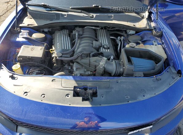 2C3CDXGJ2JH263410 2018 DODGE CHARGER Blue Rear interior view