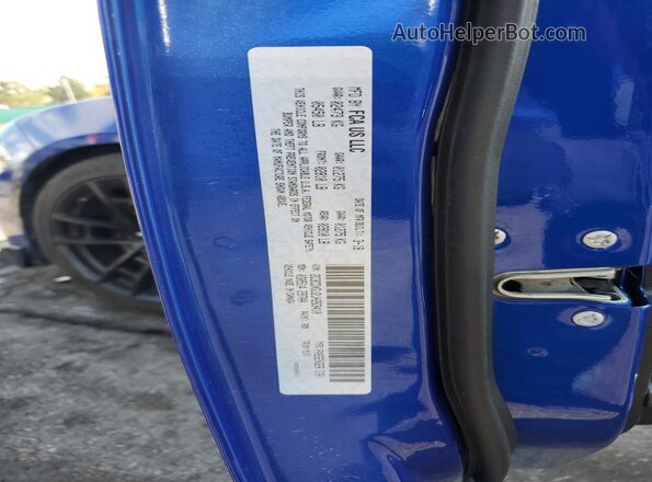 2C3CDXGJ2JH263410 2018 DODGE CHARGER Blue Engine compartment view