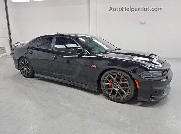 2C3CDXGJ2JH307163 2018 DODGE CHARGER Black Front right