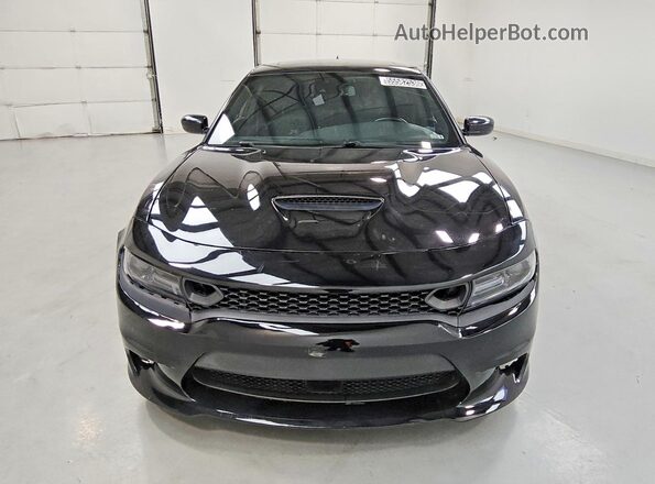 2C3CDXGJ2JH307163 2018 DODGE CHARGER Black Front view