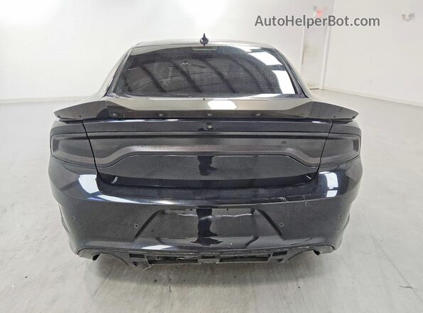 2C3CDXGJ2JH307163 2018 DODGE CHARGER Black Rear view