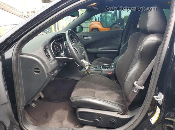 2C3CDXGJ2JH307163 2018 DODGE CHARGER Black Front interior view