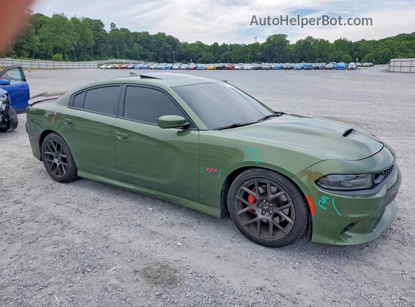 2C3CDXGJ2KH520065 2019 DODGE CHARGER Green Առջևի աջ
