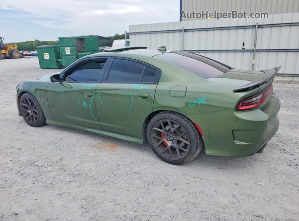 2C3CDXGJ2KH520065 2019 DODGE CHARGER Green Հետևի ձախ