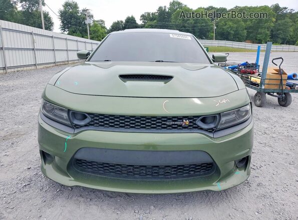 2C3CDXGJ2KH520065 2019 DODGE CHARGER Green Դիմացի տեսք