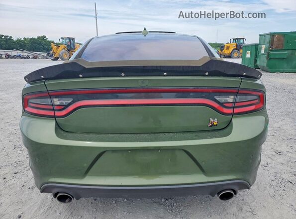 2C3CDXGJ2KH520065 2019 DODGE CHARGER Green Հետևի տեսք