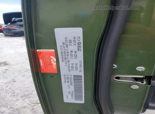 2C3CDXGJ2KH520065 2019 DODGE CHARGER Green Շարժիչի բաժամունքի տեսք