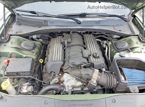 2C3CDXGJ2KH520065 2019 DODGE CHARGER Green Սալոնի հետևի տեսք