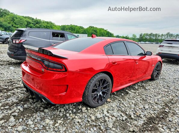 2C3CDXGJ2KH666837 2019 DODGE CHARGER Red Rear right