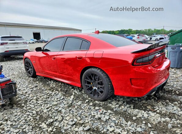 2C3CDXGJ2KH666837 2019 DODGE CHARGER Red Rear left