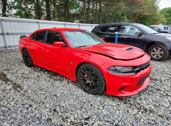 2C3CDXGJ2KH666837 2019 DODGE CHARGER Red Front right