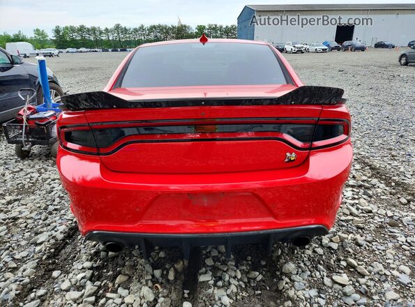 2C3CDXGJ2KH666837 2019 DODGE CHARGER Red Rear view