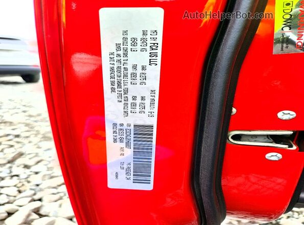 2C3CDXGJ2KH666837 2019 DODGE CHARGER Red Engine compartment view