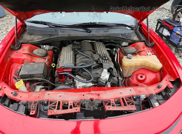 2C3CDXGJ2KH666837 2019 DODGE CHARGER Red Rear interior view